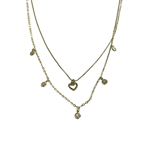 Collar circones corazón 