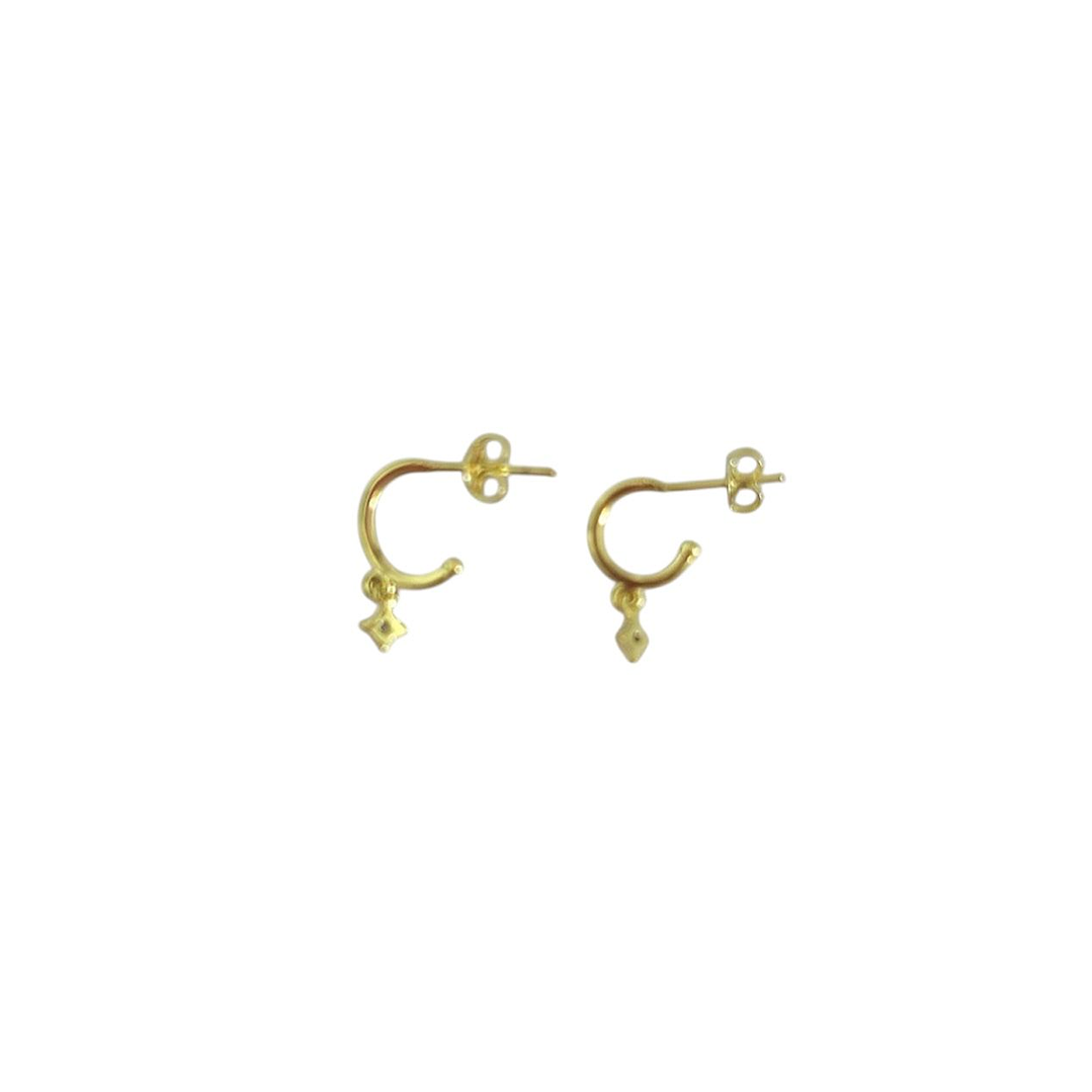 Aros enchapados oro 1