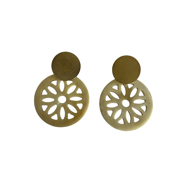 Aros de cacho base enchapado en oro 1