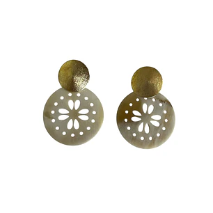 Aros de cacho base enchapado en oro
