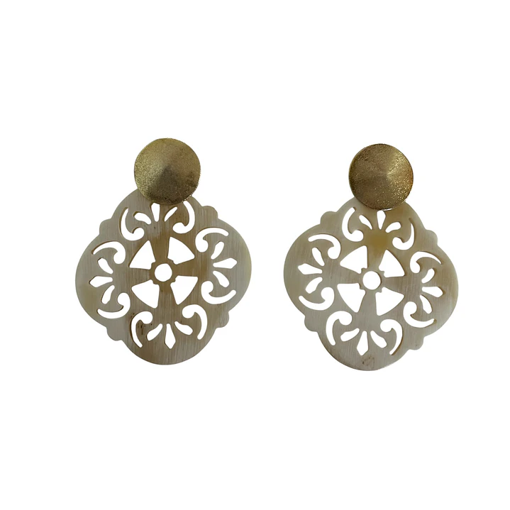 Aros de cacho base enchapado en oro 1