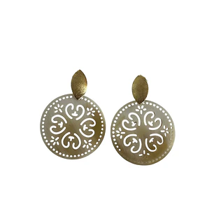 Aros de cacho base enchapado en oro