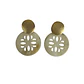 Aros de cacho base enchapado en oro - Miniatura 1