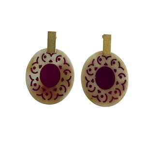 Aros de cacho base enchapado en oro