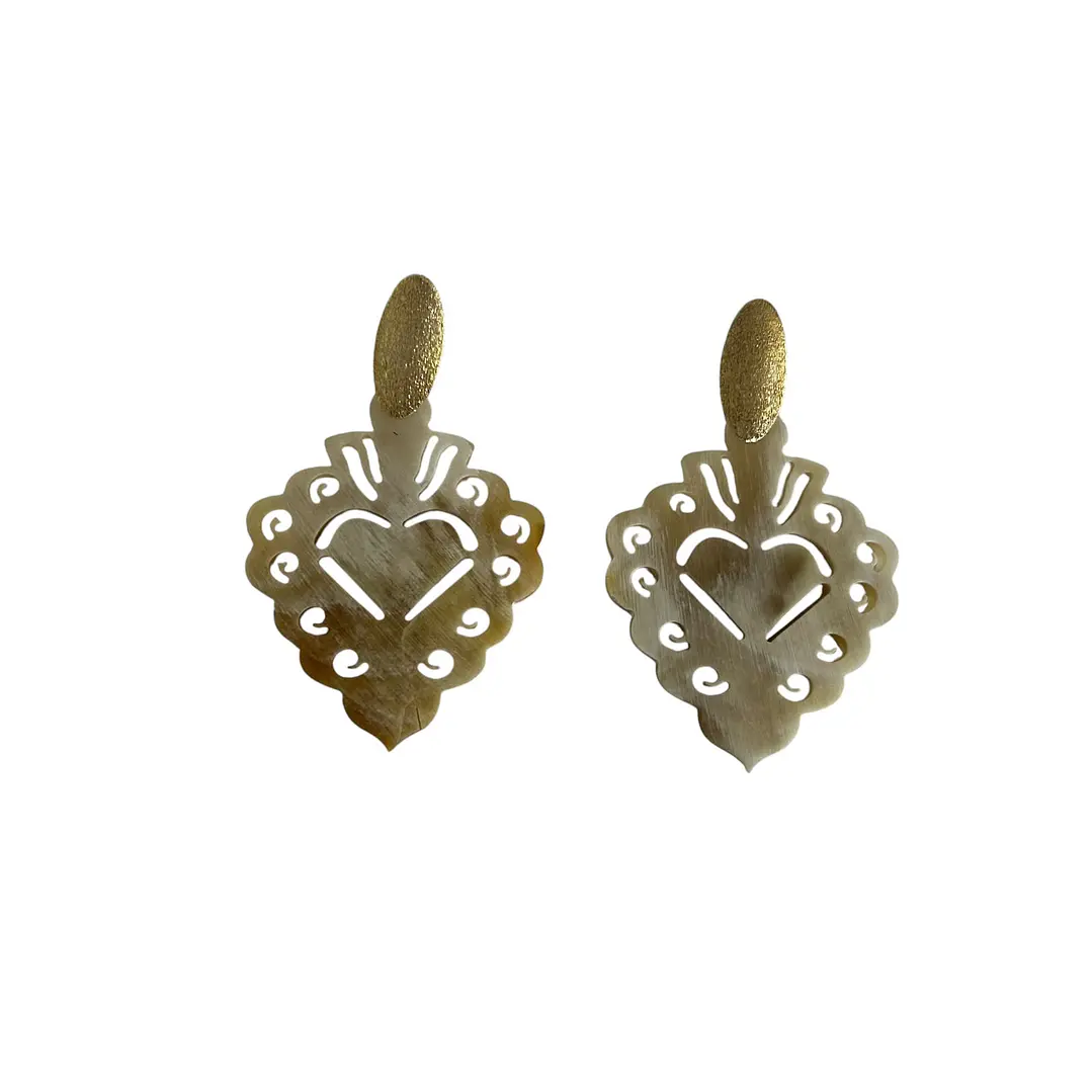 Aros de cacho base enchapado en oro 1