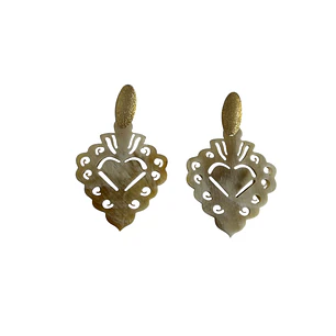 Aros de cacho base enchapado en oro