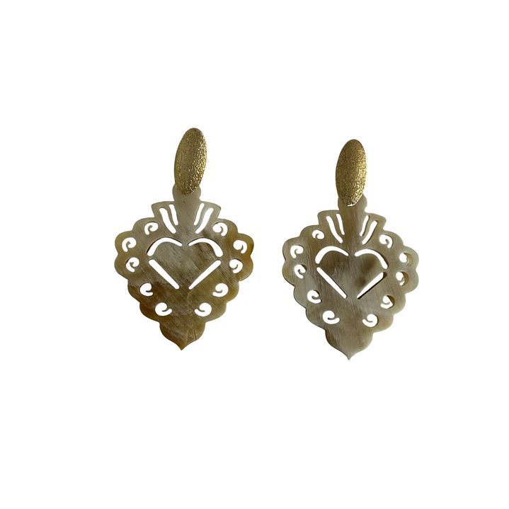 Aros de cacho base enchapado en oro 1