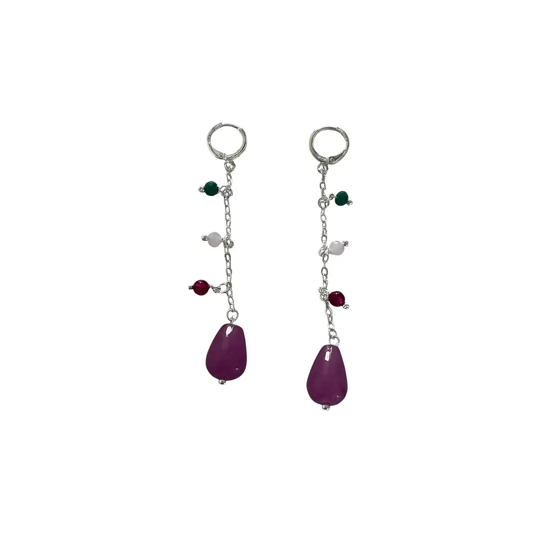 Aros largo cristales 1