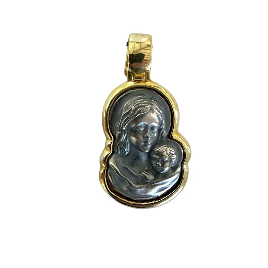 Colgante virgen niño 1