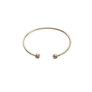 Pulsera esclava enchapada en oro