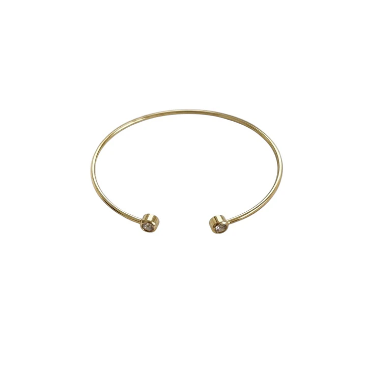 Pulsera esclava enchapada en oro 1