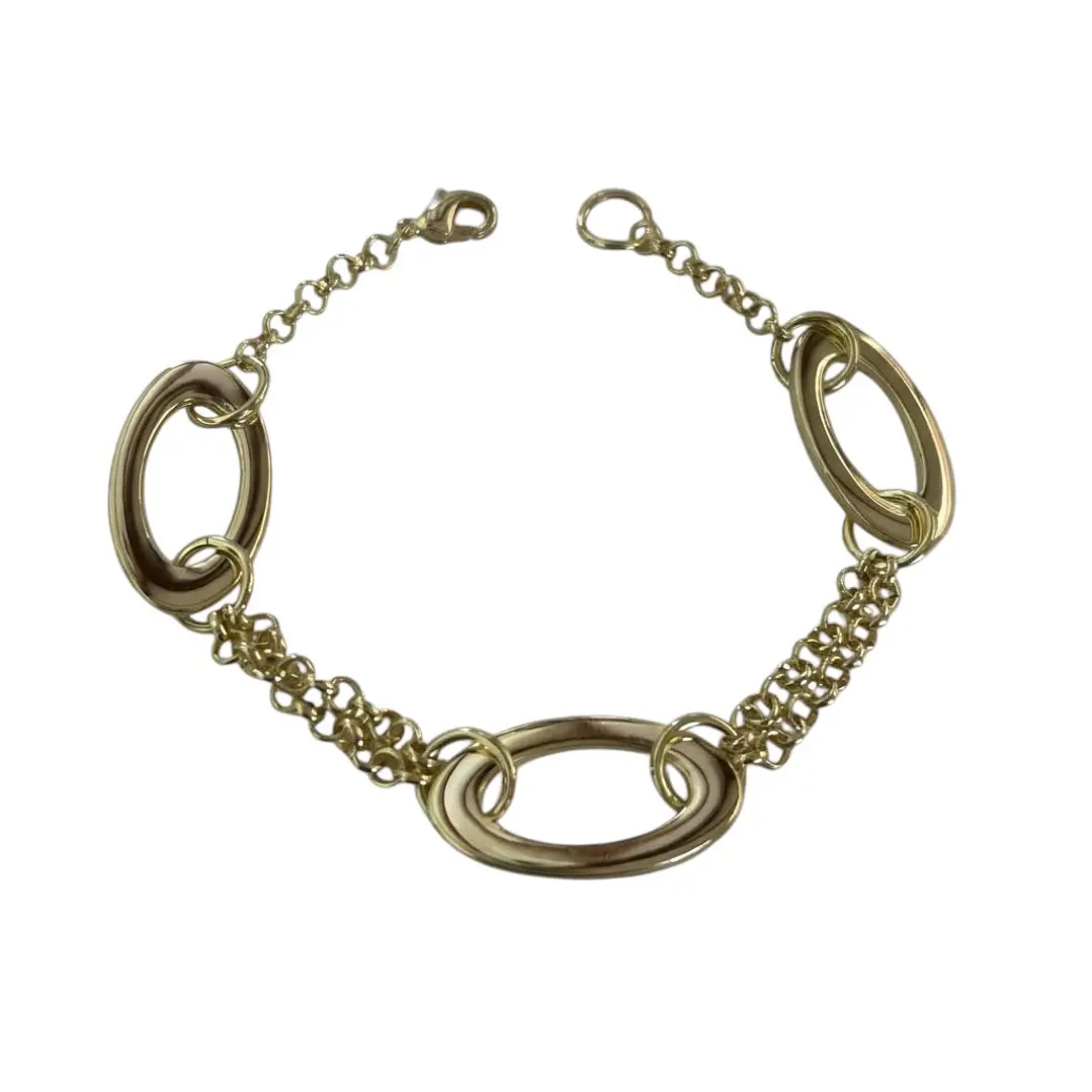 Pulsera eschapada en oro 1