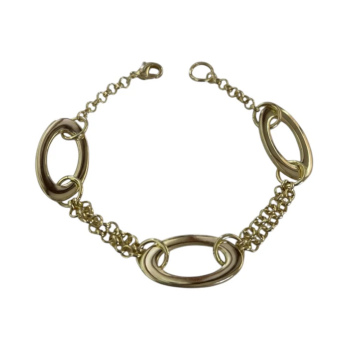 Pulsera eschapada en oro 1