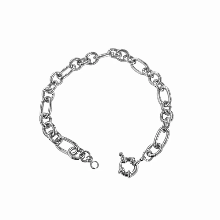 Pulsera eslabones enchapada en oro 2