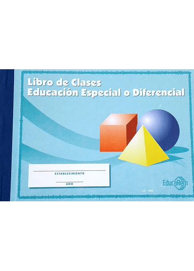 LIBRO CLASES EDUCACIÓN ESPECIAL O DIFERENCIAL