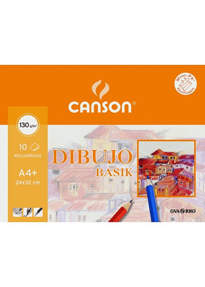 SOBRE CANSON  DIBUJO BASIK 10HJ A4+ 130G