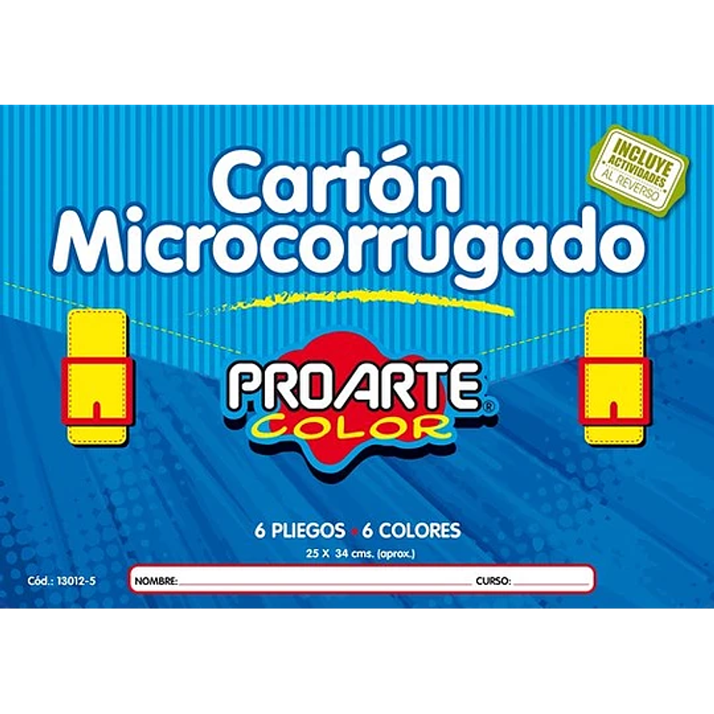 CARPETA ESCOLAR CARTON MICROCORRUGADO - PROARTE