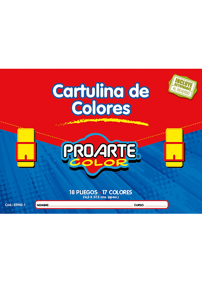 CARPETA ESCOLAR CARTULINA - PROARTE