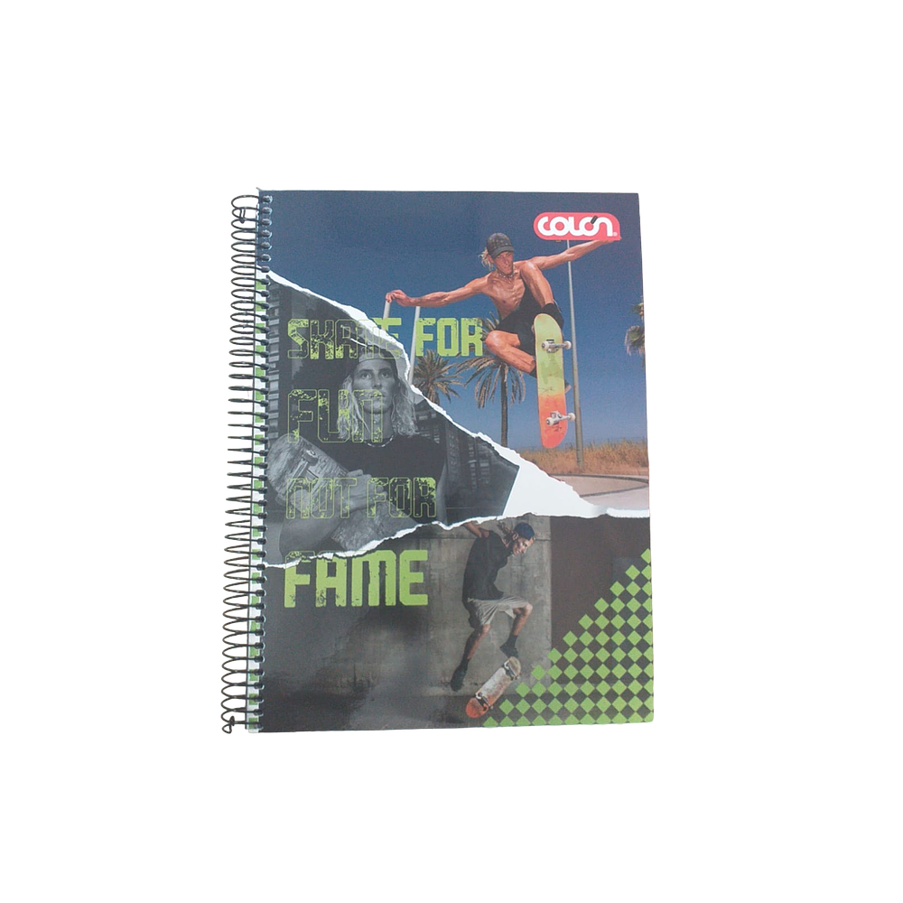 CUADERNO TOP SPORTS 150HJS. 7MM.