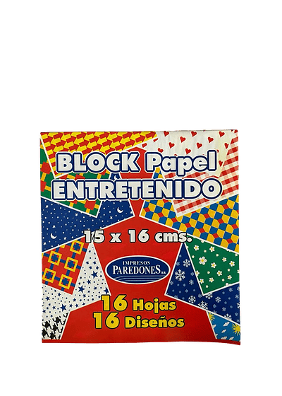 BLOCK PAPEL ENTRETENIDO 15X16