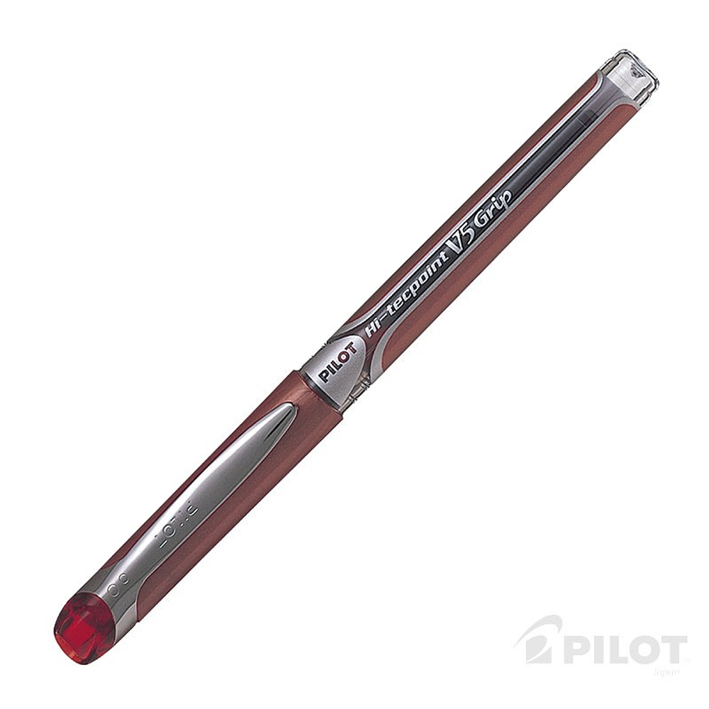 LAPIZ TINTA HI-TECPOINT GRIP V5 ROJO