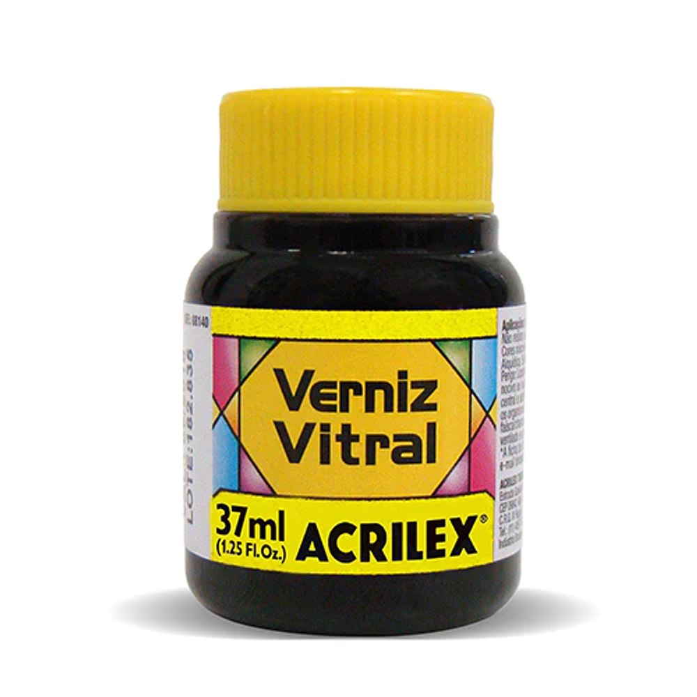 BARNIZ VITRAL 37ML ACRILEX - DIFERENTES COLORES