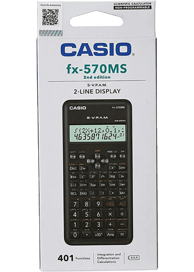 CALCULADORA CASIO CIENTIFICA  FX-570 MS