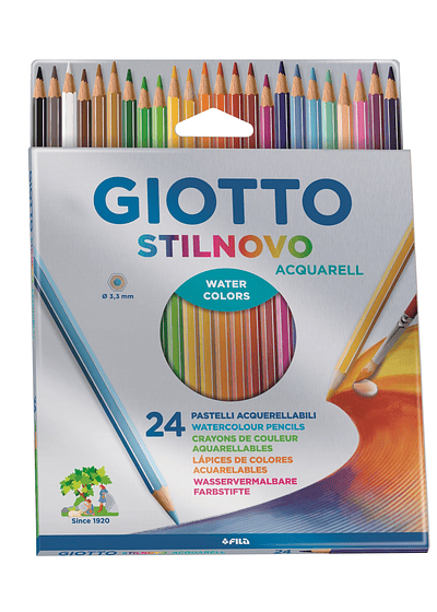 LAPICES GIOTTO 24 COLORES ACUARELABLES