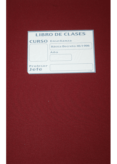 LIBRO CLASES BASICA 1º A 8 AÑO 16 ASIGNATURAS 