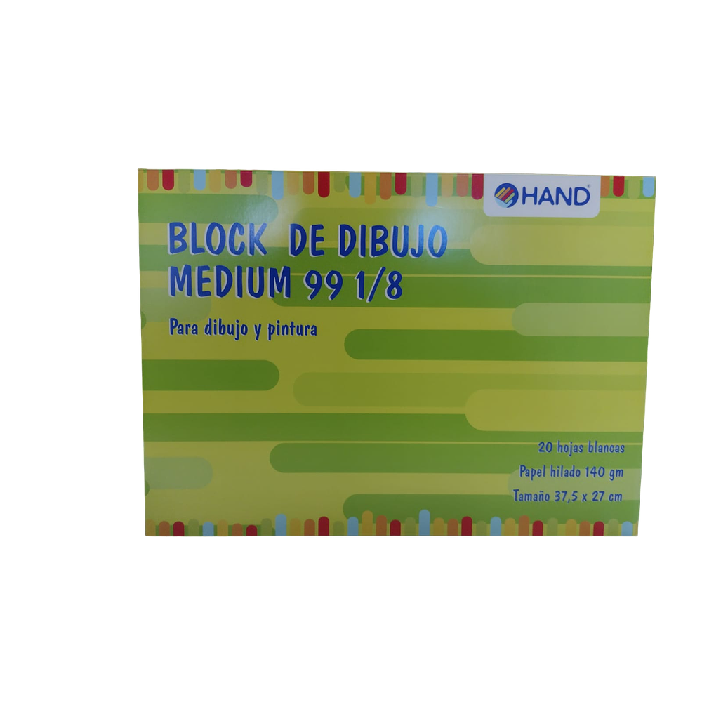 BLOCK DE DIBUJO MEDIUM 140GMS