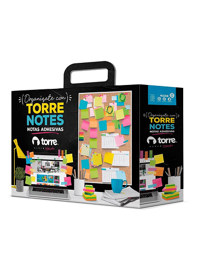 CAJA BOX ORGANIZATE CON TORRE NOTES