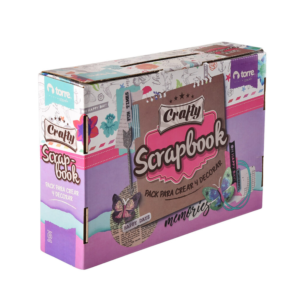 CAJA BOX CRAFTY SCRAPBOOK