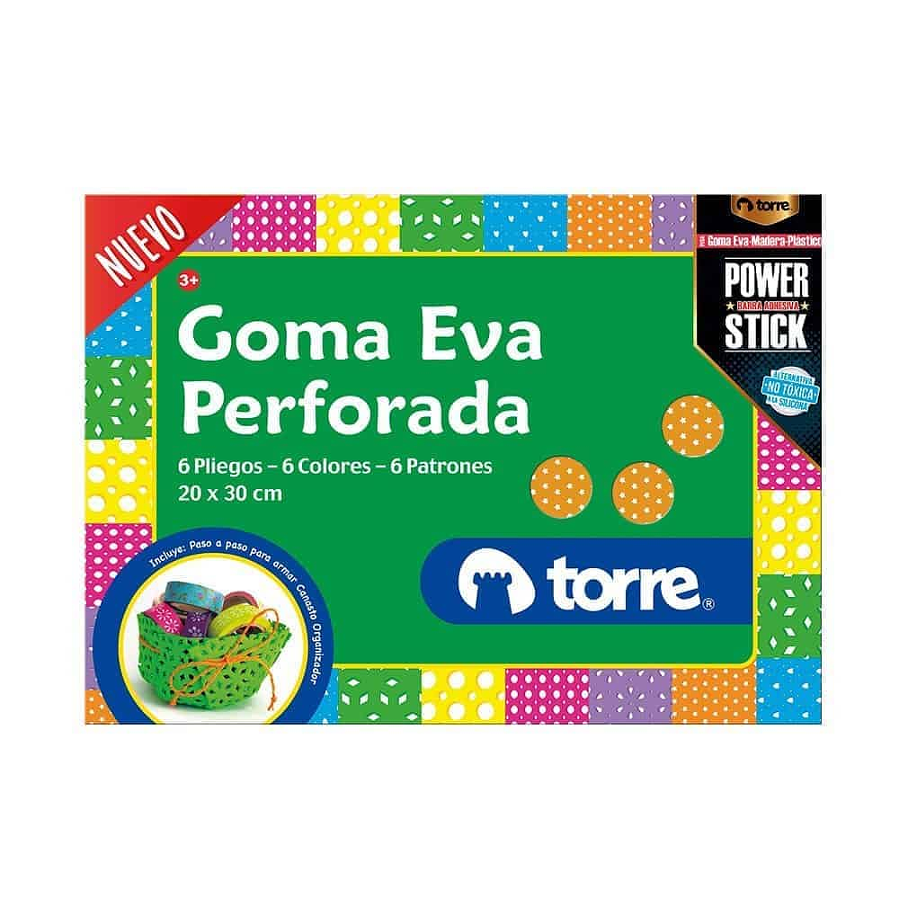 CARPETA GOMA EVA PERFORADA