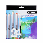 SET LAPICES ACUARELABLES 24 COLORES