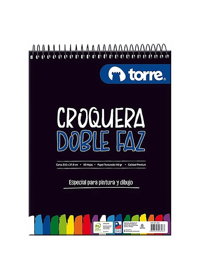 CROQUERA DOBLE FAZ CARTA 50 HJS.