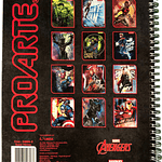 CUADERNO UNIVERSITARIO 100HJS MAT 7MM. MARVEL