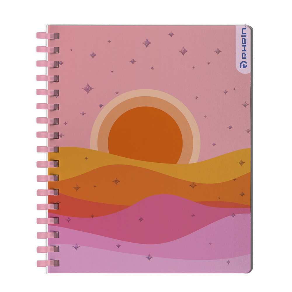 CUADERNO UNIVERSITARIO 100HJS MAT7MM SUNRISE