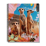 CUADERNO UNIVERSITARIO 100HJS MAT7MM WILD LIFE