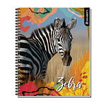 CUADERNO UNIVERSITARIO 100HJS MAT7MM WILD LIFE