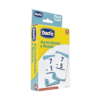 LAMINA APRENDIENDO A RESTAR DACTIC