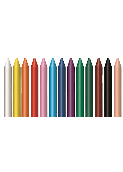 CRAYONES DE CERA ALPINO BABY 12 COLORES