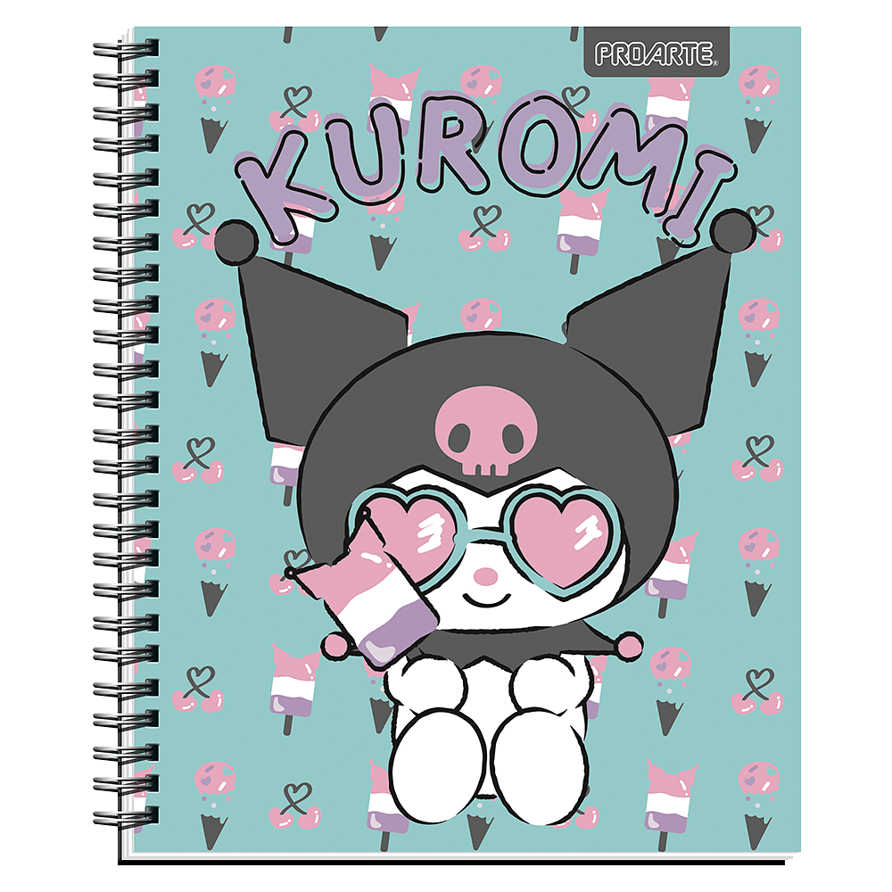 CUADERNO UNIVERSITARIO 100HJS 7MM KUROMI