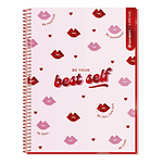 CUADERNO TOP 120 HOJAS MAT 7MM INSPIRING 