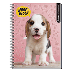 CUADERNO TOP 120 HOJAS MAT 7MM PUPPIES