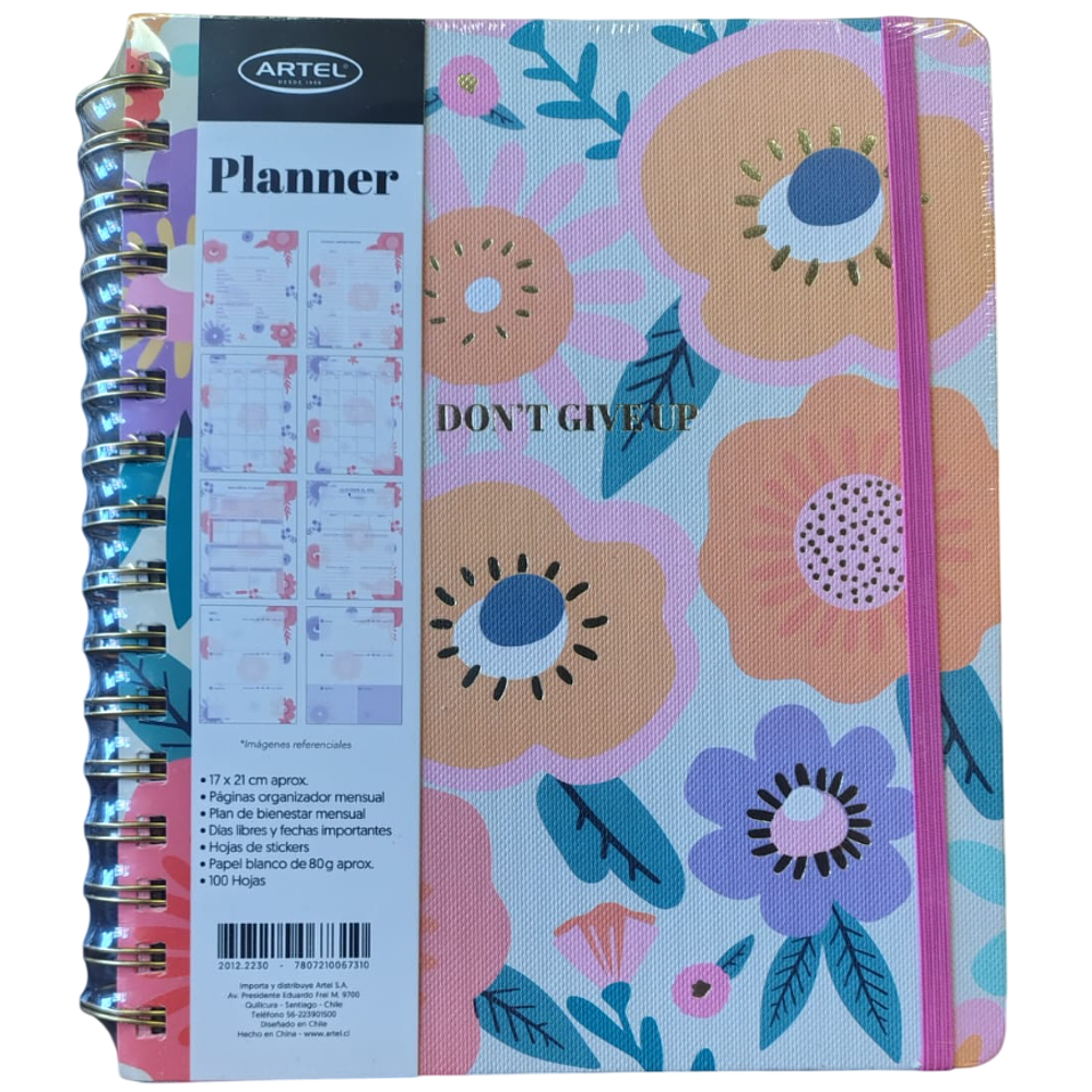PLANNER 12 MESES BIG FLOWER
