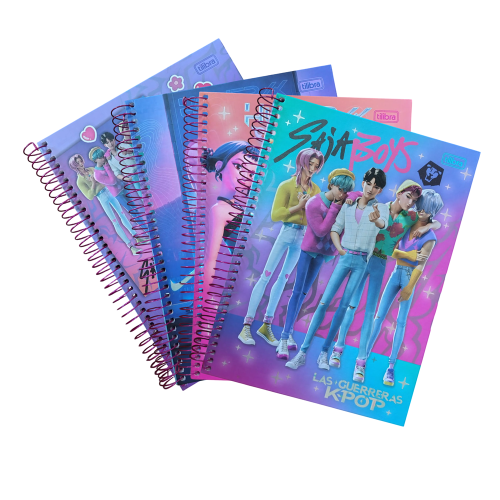 CUADERNO TOP 5 MATERIAS GUERRERAS K-POP 200HJS