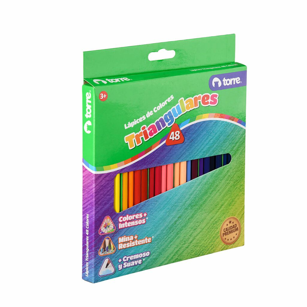 LAPICES 48 COLORES TRIANGULAR