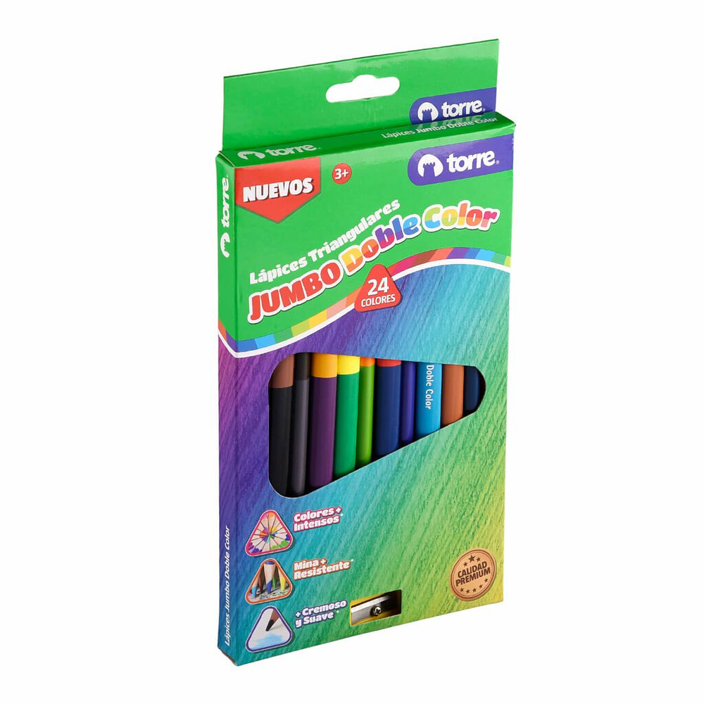 LAPICES DOBLE COLOR JUMBO TRIANGULAR