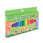 MARCADORES DIBUJO JUMBO 18 COLORES