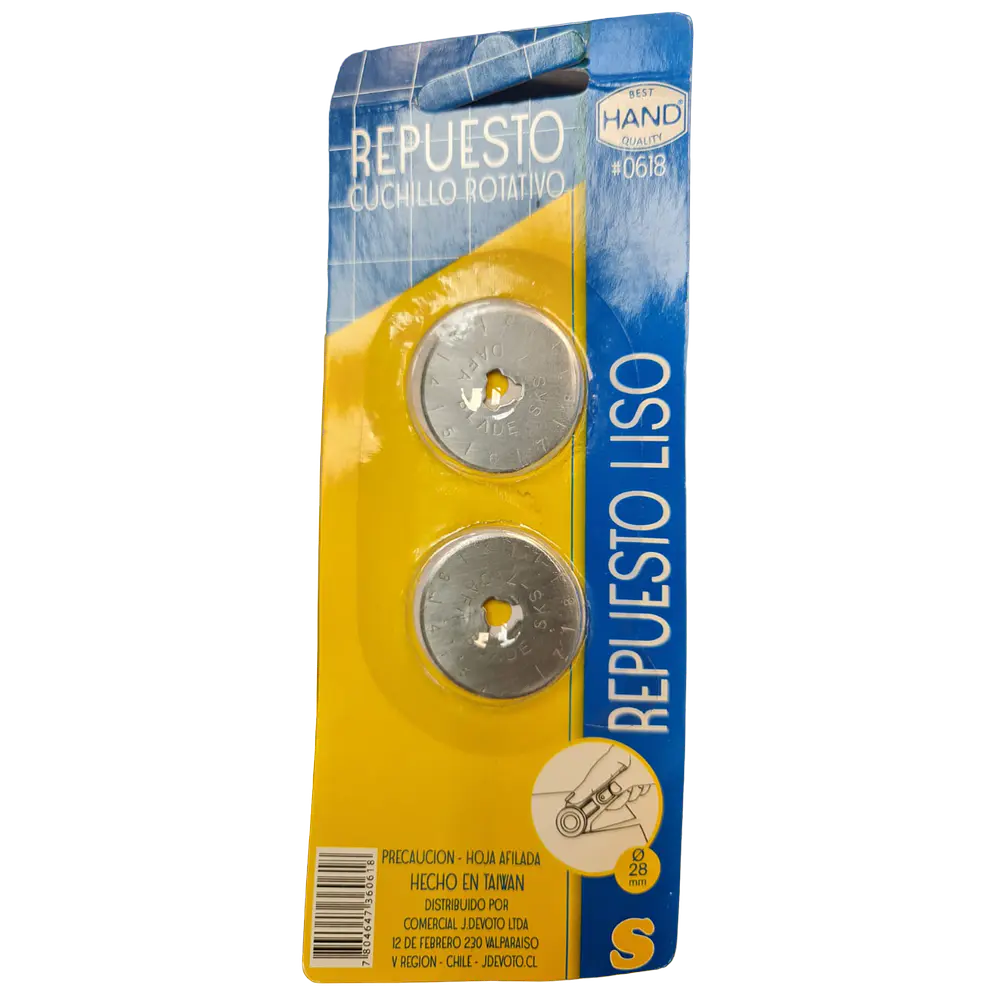 REPUESTO ROTATORIO LISO 2 HOJAS. HAND